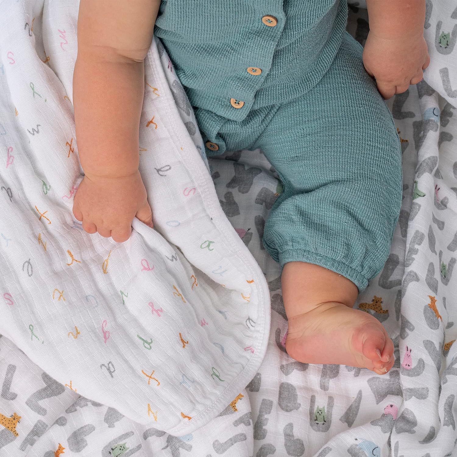 Puro algodón bebé crepé bolsa toalla recién nacido muselina bolsa para niños y niñas transfronteriza Amazon caliente al por mayor