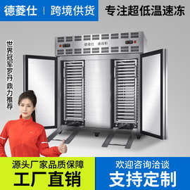 德菱仕速冻冷柜商用零下45度80度急冻插盘冰箱包子饺子海参速冻机