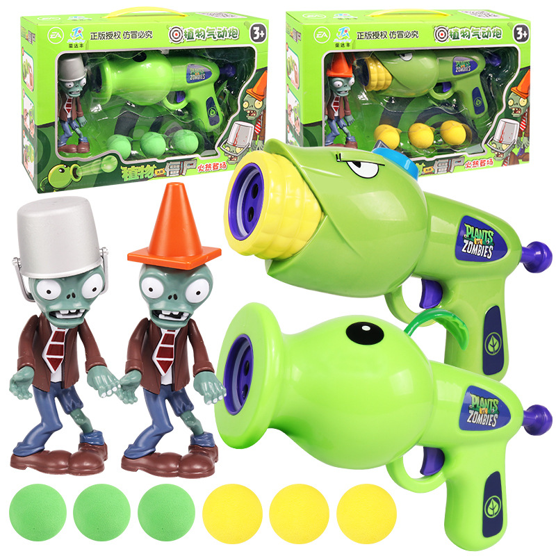 Genuino Plants vs. Zombies Toys Juego completo de dibujos animados para niños Muñecas de dibujos animados Juego de modelos de figuras