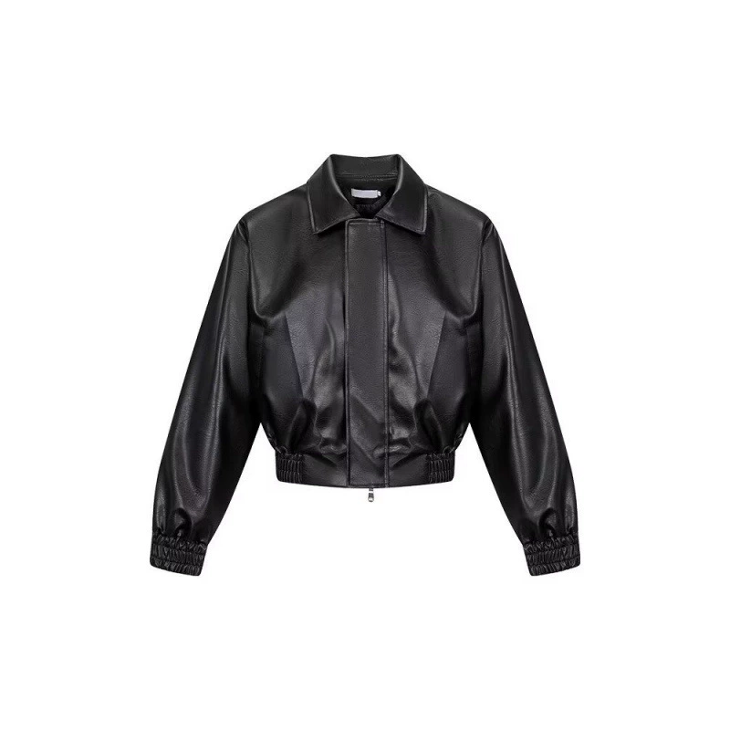 Трендовый полиуретановый жакет, европейский стиль, oversize, стиль высокого качества