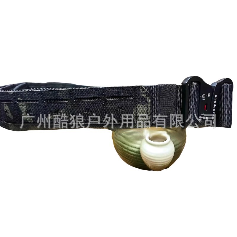 Cinturón táctico molle multifuncional hebilla resistente exterior