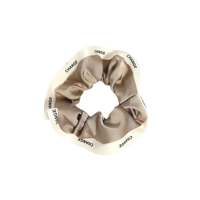 Hair rope for side table with letters, hairgrip, hair accessory, french style