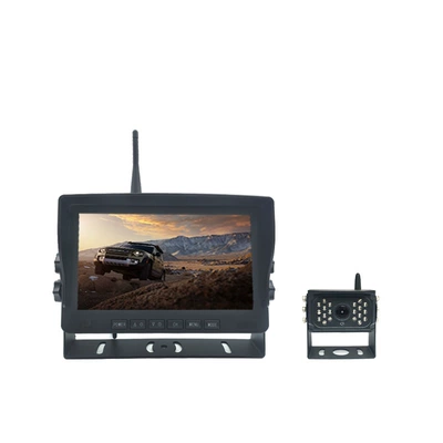 7 inch wireless intelligent Car display - driving-record-without-intelligent-warning-black
