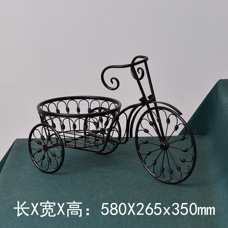 Estilo europeo creativo estante de la boda de hierro de tres capas de la bicicleta de la boda de cumpleaños de múltiples capas soporte de la torta soporte de postre soporte de exhibición