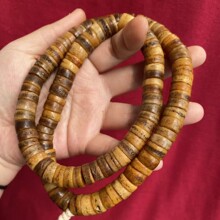 直播供货文玩藏式驼嘎牛嘎巴少髓长串手串diy配件民族风嘎巴手串