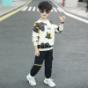 Children's spring summer clothing, sports set, suitable for teen, internet celebrity, western style, Korean style, wholesale