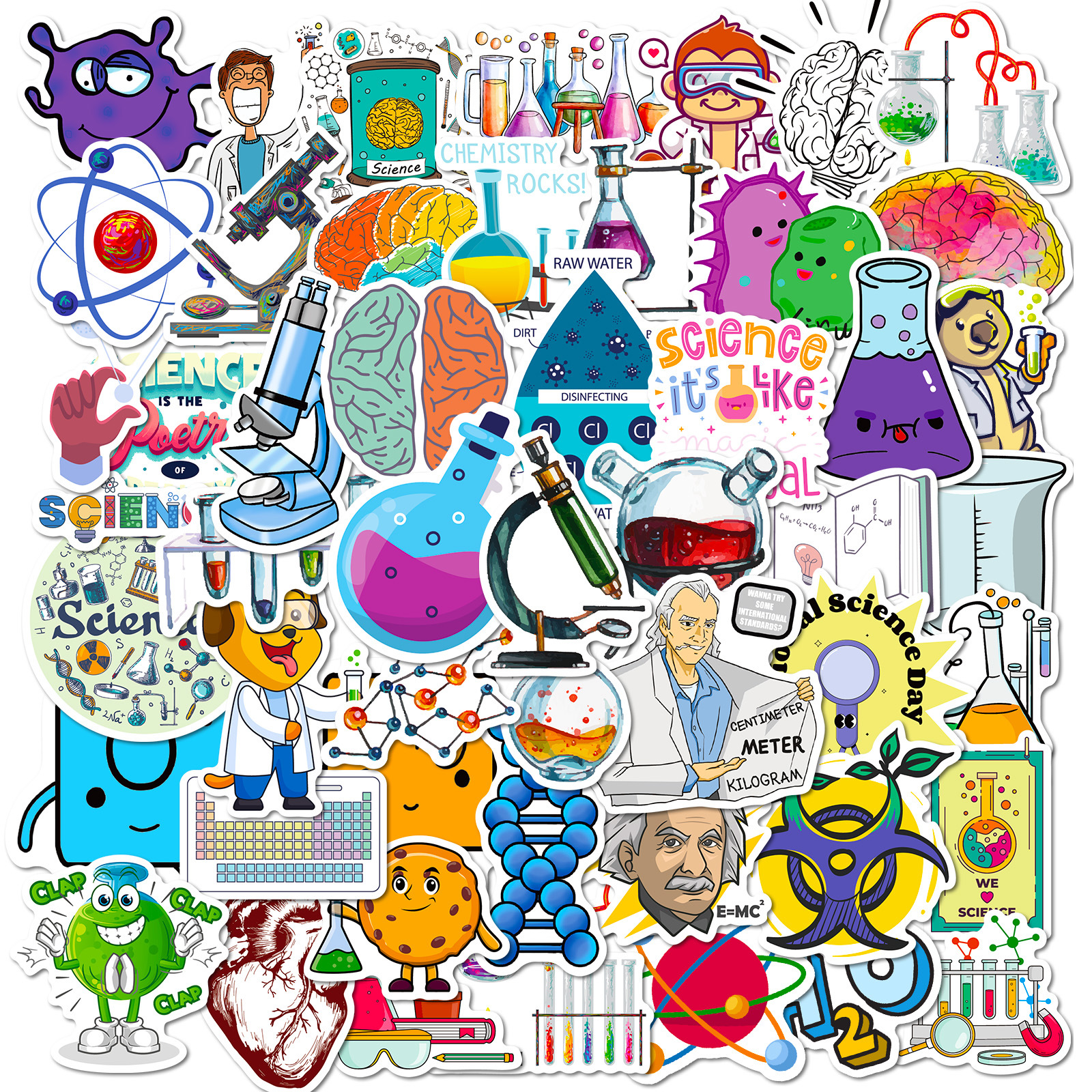 Sticker for experiments