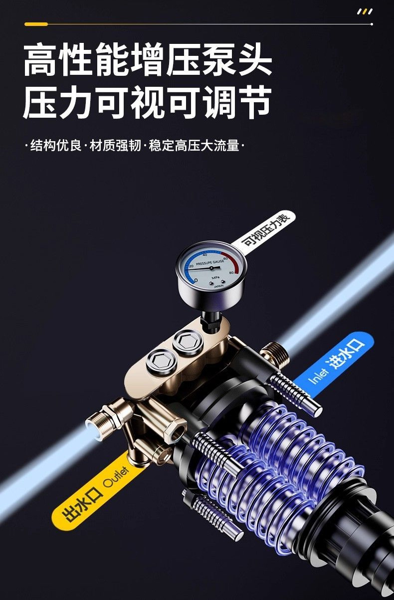 Customized Self-Priming Dual-Purpose Multi-Function Cleaning Machine 220V High-Pressure Car Washing Machine Portable Household Car Wash Machine