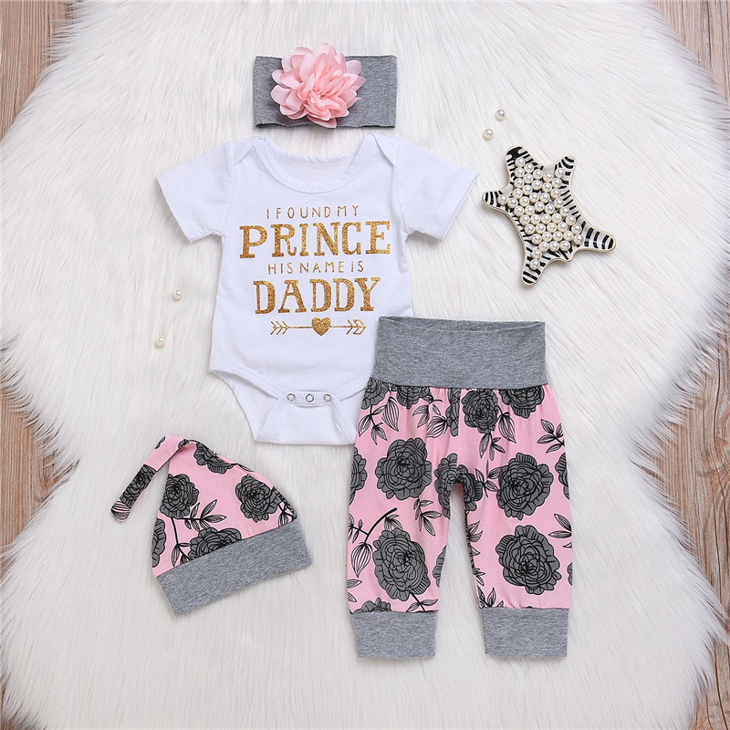 Children's Clothing Baby Letter Printing Romper Girl's Romper Suit display picture 11