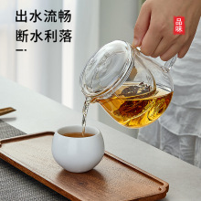 忆壶茶玻璃茶壶泡茶壶耐高温过滤杯子套装茶具单人水果茶壶红茶小