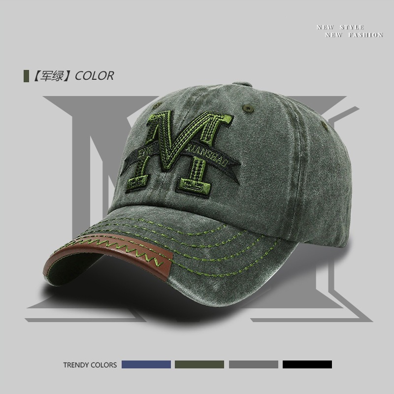 Sombrero de béisbol - verde militar