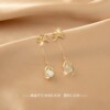 Silver needle, earrings, silver 925 sample, wholesale, internet celebrity, high-quality style, simple and elegant design