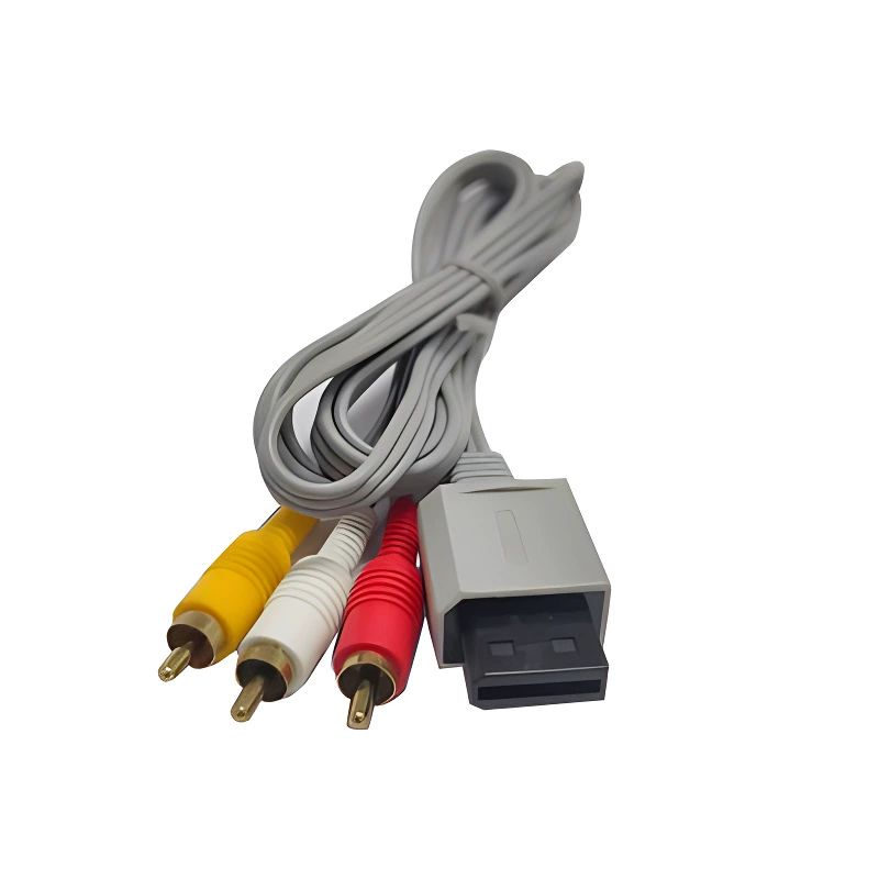Nintendo Wii/WiiU игровая консоль видео AV линия Wii подключение к телевизору аудио видео тройная цветовая линия