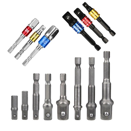 Xinsentuo 8pcs steel ball post electric hexagonal handle sleeve connector color safety belt beads AD conversion post