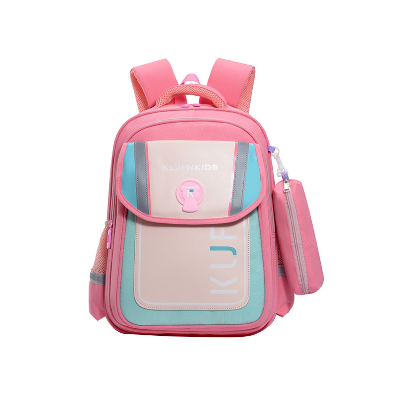 Bolsas escolares para estudiantes de primaria, modelos para niños, ruedas grandes para niños, grados 1-3-6, arrastrando fácilmente a las niñas, tirantes de gran capacidad