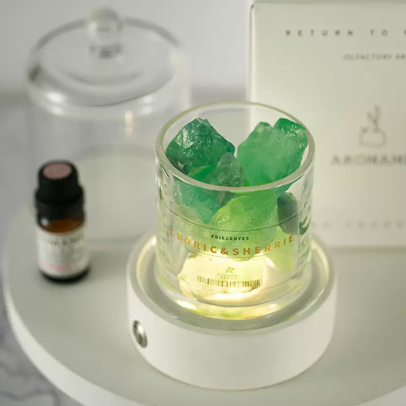 시베리아 그린 크리스탈★LED 램프 홀더]