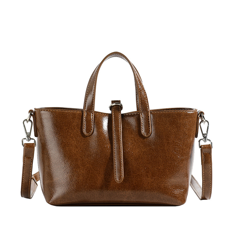 Transfronterizo retro alta sensación bolso de mano mujer 2025 nuevo ocio simple bolso cuadrado textura versátil mochila