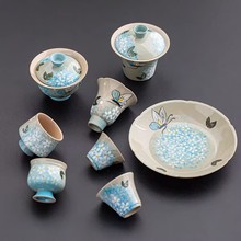 傲雪寒梅日式和风韵陶瓷套装工艺精致细腻茶席美学雅致送礼茶杯