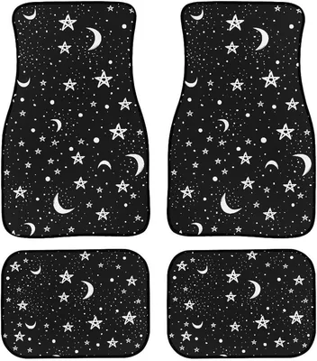 Flower Butterfly Easy to Clean | Avtomobil döşəmə paspasları - car-floor-mats-11-3344cm-two-piece-set