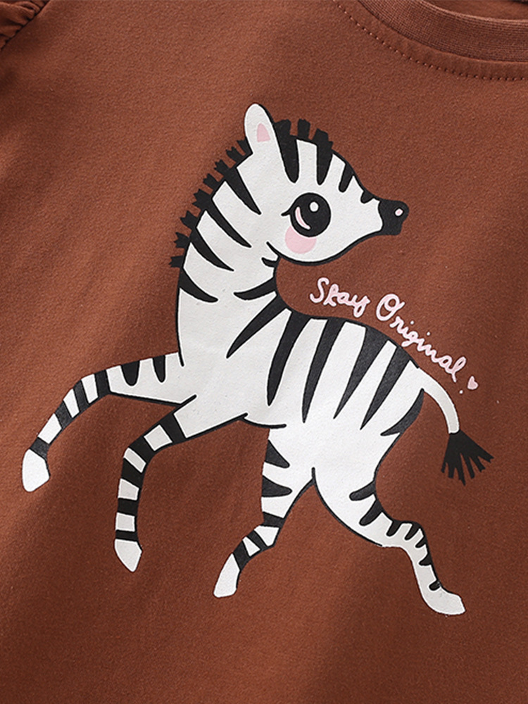 Transfronterizo malwee niñas de manga corta verano nuevo estilo europeo y americano para niños de media edad Casual cuello redondo adorable camiseta de niña