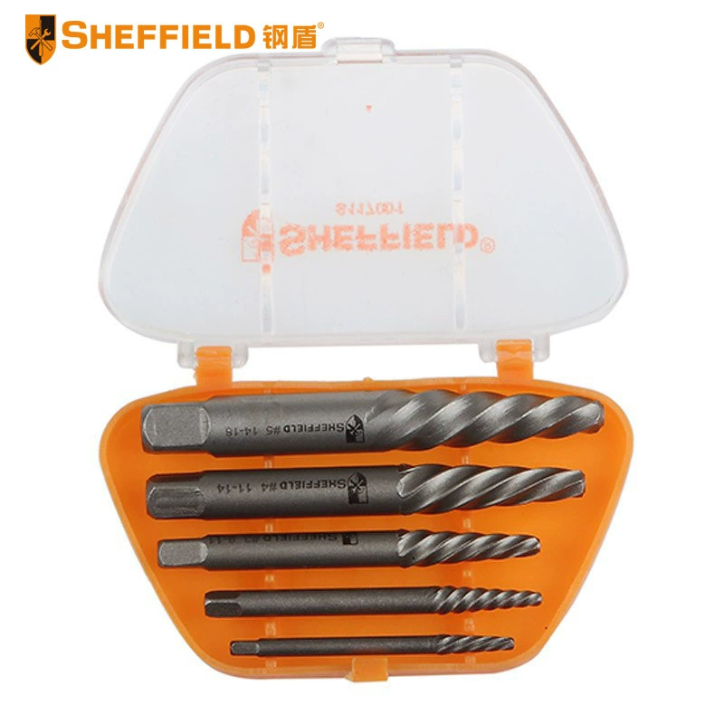 Steel Shield S117001 Набор из 5 предметов: экстракторы для сломанной проволоки, метчики, инструменты для нарезания резьбы на сломанной проволоке, механические инструменты
