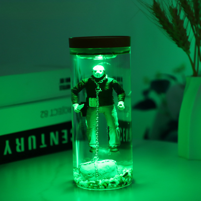 Jason Watercolumn Lights Friday the 13th Serie de películas Decoraciones Parte VI