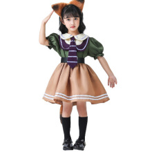 M-XL朱迪尼克狐狸服装 COS服六一儿童节女童装小孩子连衣裙表演服