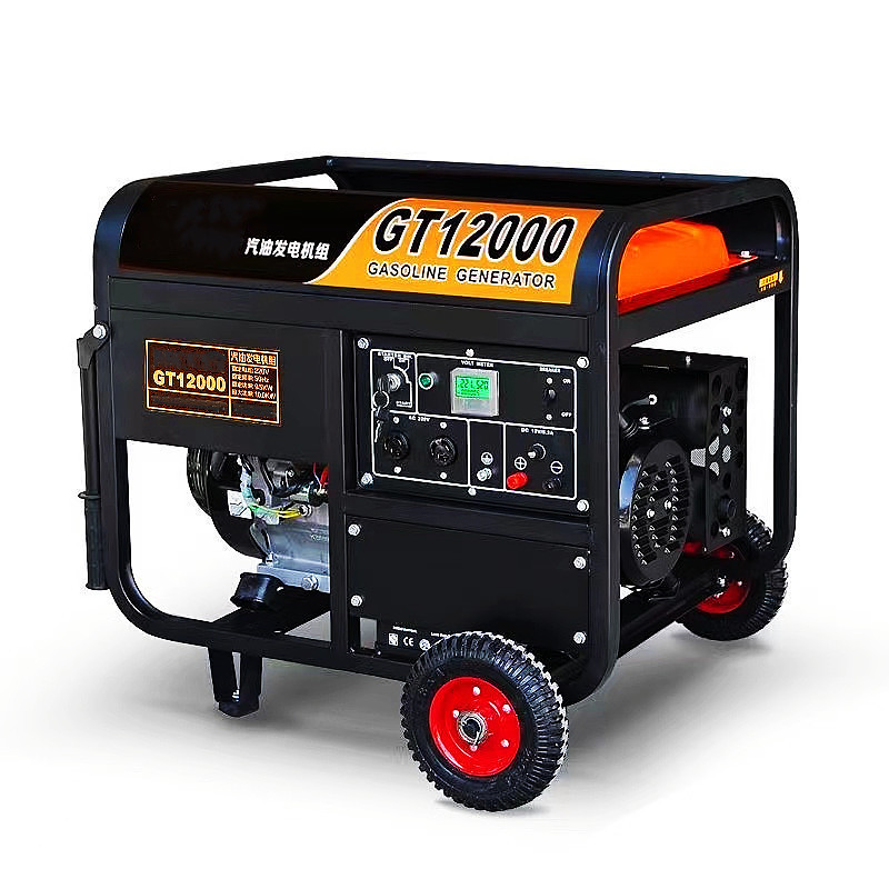 Gasoline Diesel Generator Set 6.5Kw/8Kw Commercial Single-Phase 220V Three-Phase 380V Generator