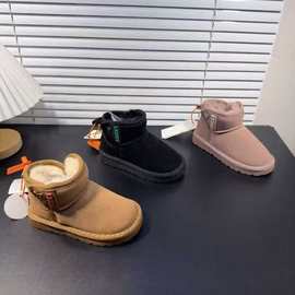 儿童雪地靴冬季新款男童大棉鞋加厚女童鞋子宝宝棉鞋一手码批发