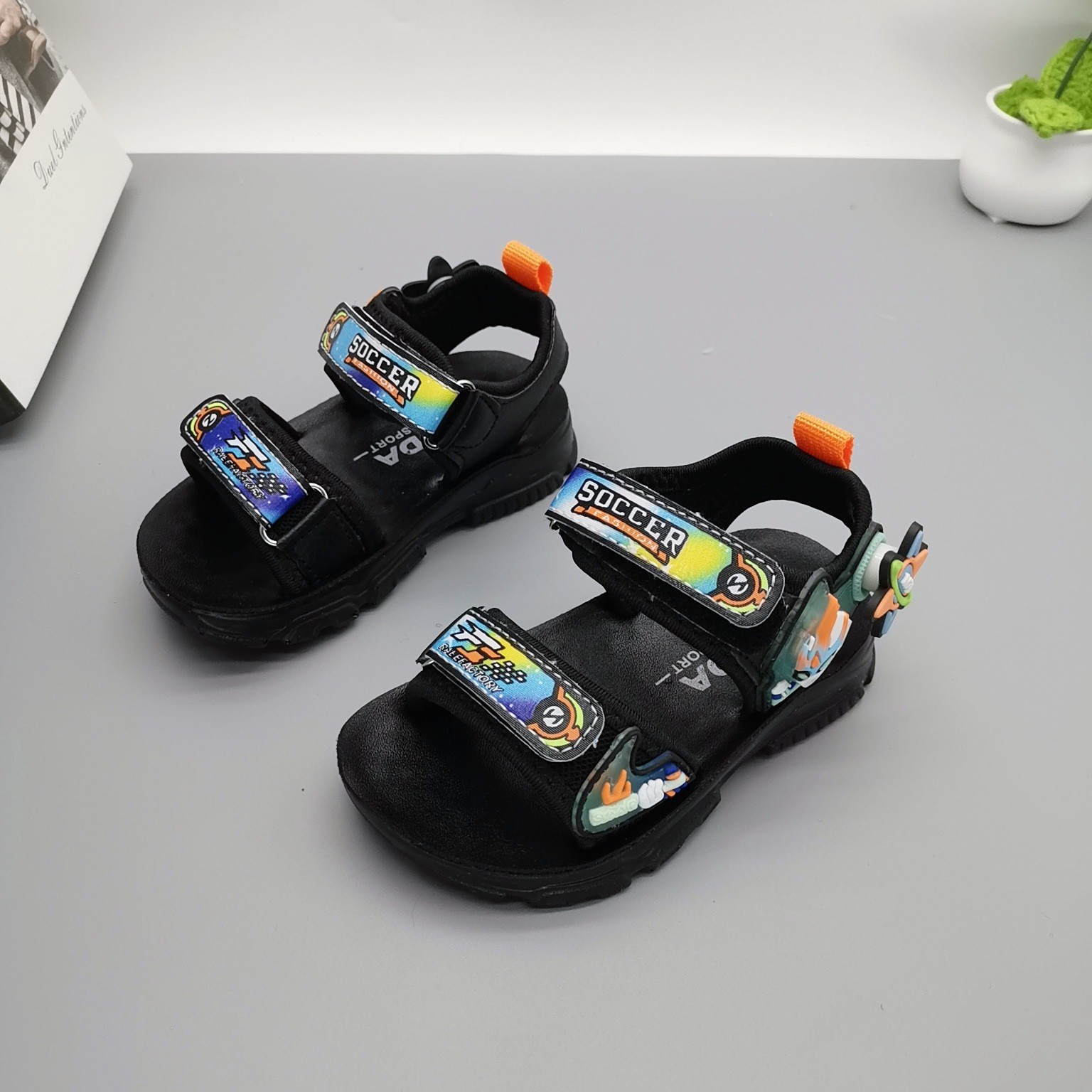 Sandalias de verano para niños, tallas 22-31, sandalias infantiles de suela ligera, zapatos de playa para niños, sandalias para niños, sandalias para bebés, zapatos para niños