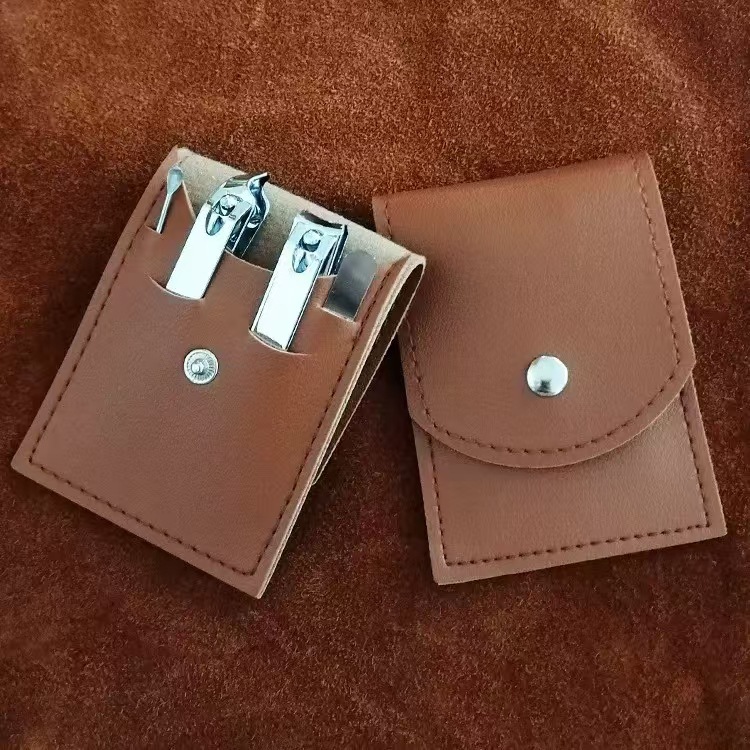 德系便携不锈钢指甲刀套装一件起批指甲剪8件套装质量好高档套盒