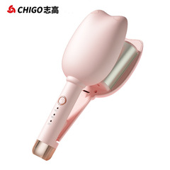 志高貓爪蛋卷捲髮棒直發器蛋卷器水波紋宿舍蛋卷棒小夾板批發代發