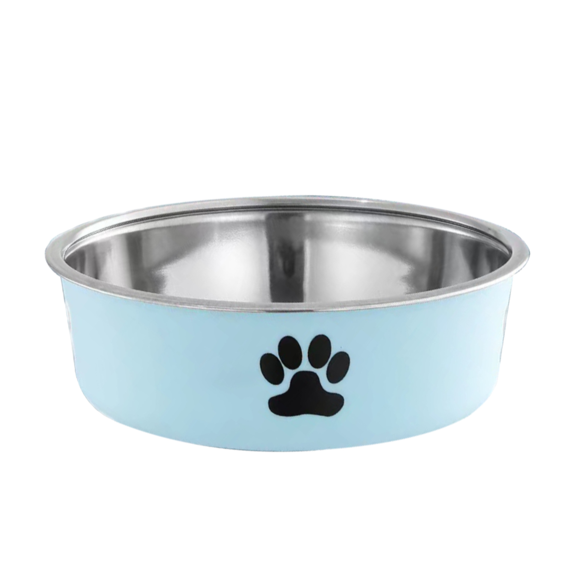 Stainless steel pet bowl food basin double -layer plastic dog pot cat bowl bowl feed grain drinking water pet feed pot wholesale 5