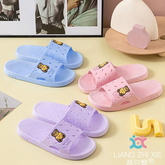 Household Slippers Wholesale Summer Squeezing Sensation Soft Sole Anti-Slip Women Home Bathroom Cooling Slippers Simple Outdoor Women's Slippers