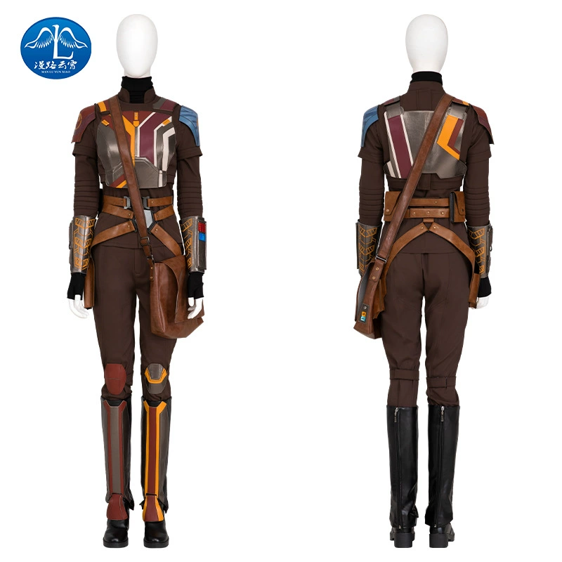 漫路云霄 Ahsoka костюм одежды Сабина Рен фильмы и ТВ та же Star Wars косплей женский полный комплект
