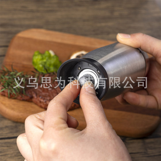 Cross-Border Source Factory Automatic Induction Electric Pepper Mill USB Charging Large Battery Pepper and Salt Grinder