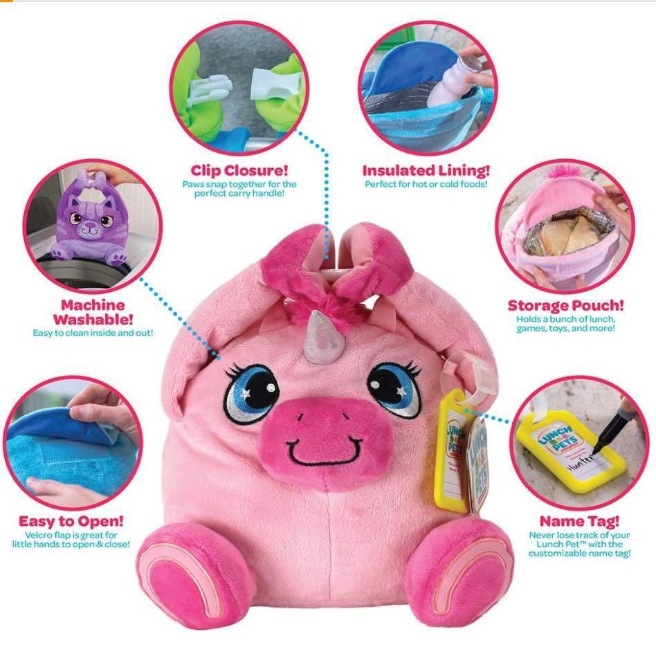 Kidslunchbox Kidsren's Student Insulated Bag Ice Bag Toy Bag Storage Outdoor Picnic Bag Lunch Box