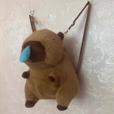New Capybara Kapi Pickling Bubble Backpack Cartoon Cute Plush Toy Doll Doll Female Gift