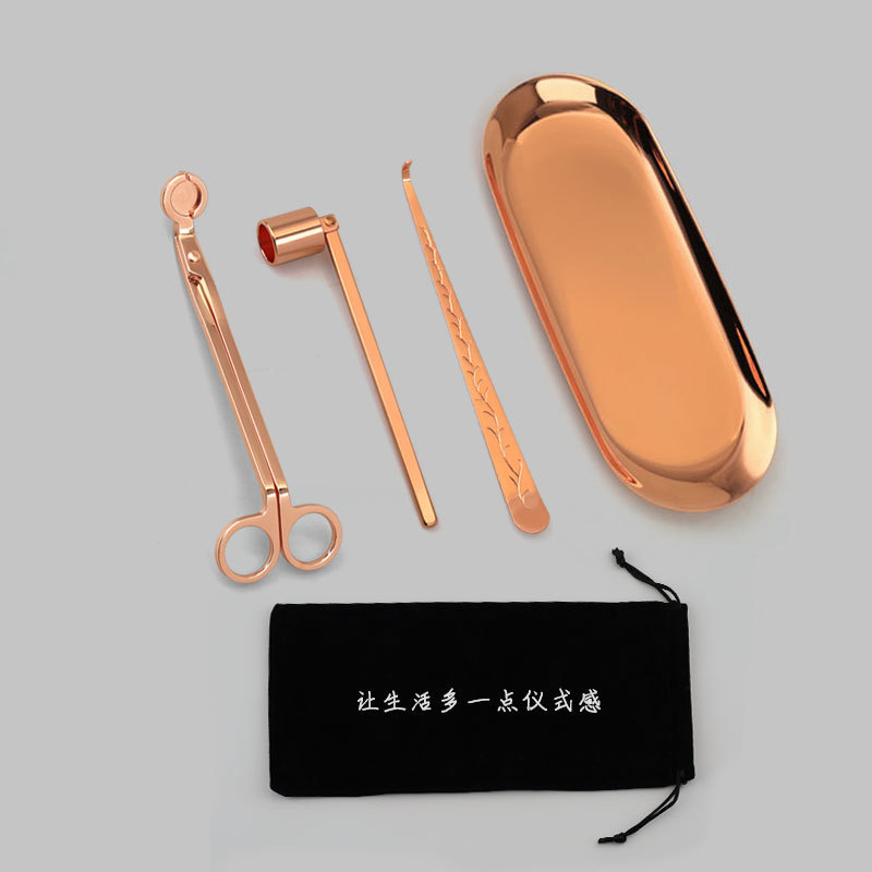 Insクロスボーダー香薫ろうそく道具セット消火キャンドルステンレスろうそく芯カットキャンドルカバーキャンドル卸売り|undefined