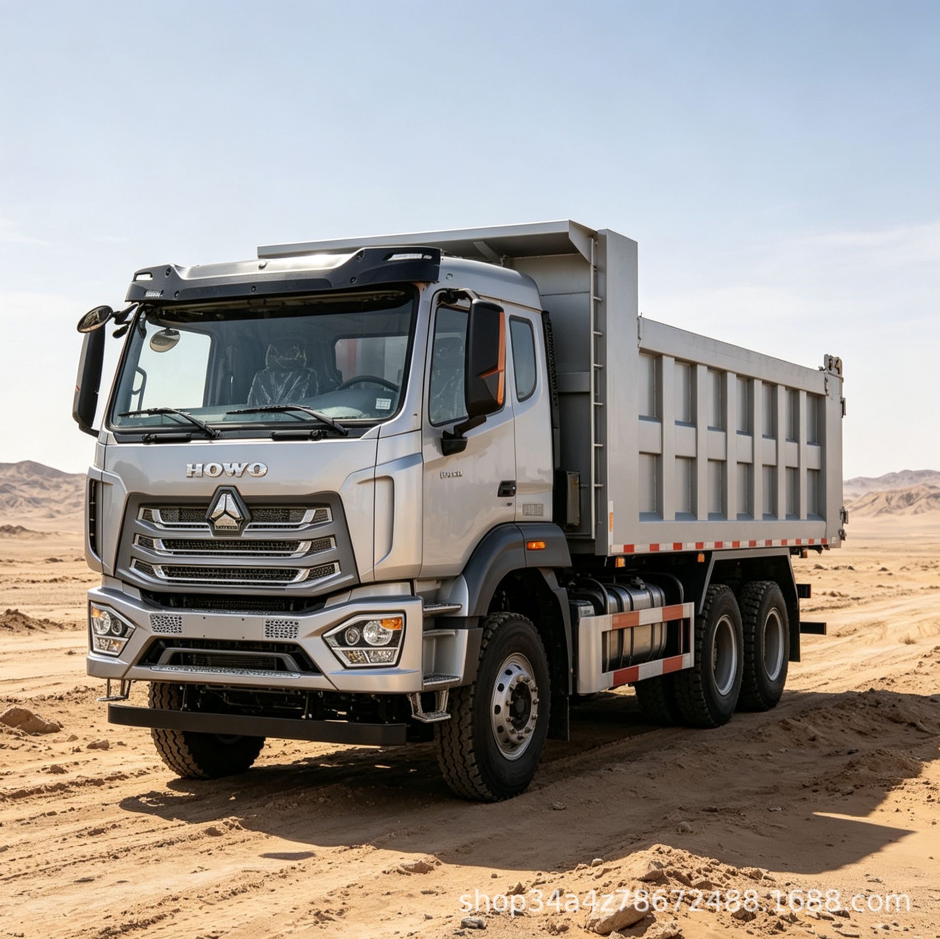 Foreign Trade Supply of African Howo Nx6X4 Dump Trucks, Howo 8*4 Dump Trucks, Rear Eight-Wheel Dump Trucks, Heavy-Duty Dump Trucks