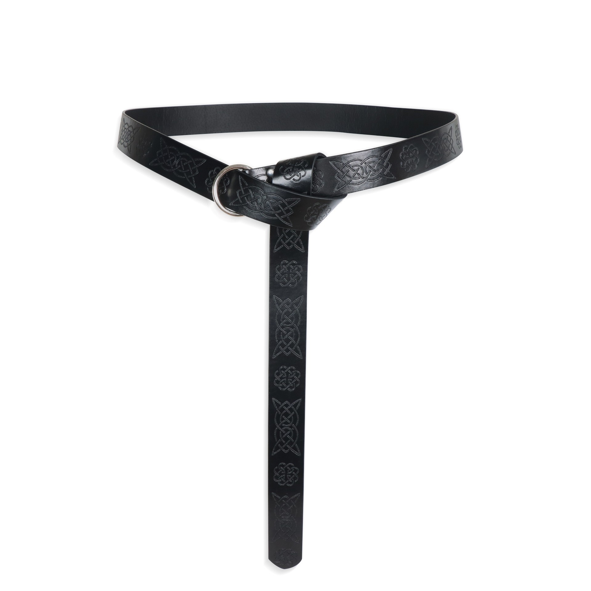 검정색 허리띠 (엠보싱)