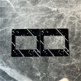 新款电镀135片夹DIY菲林胶片纸质片夹反转片幻灯片空夹纸质片