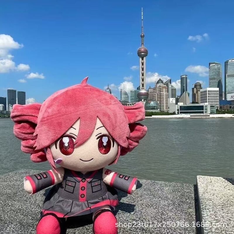 New in stock: Virtual singer Kyoukou Teto plush toy, cute cartoon cotton doll, fan-made doll, cross-border