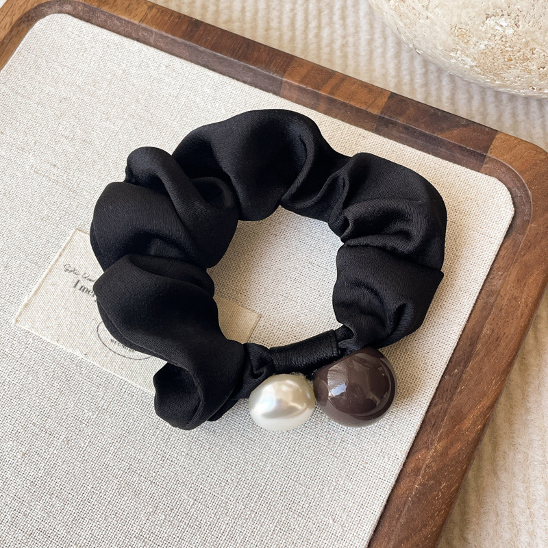 Lazo para el cabello de intestino grueso rayado coreano para mujer, sensación de alto nivel, cuerda para el cabello de cola de caballo, banda de goma para la cabeza para niñas, cuerda para la cabeza de gran tamaño, accesorios para el cabello de flores para la cabeza