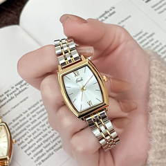 GEDI Women's Watch Niche Exquisite Light Luxury French Retro Temperament Barrel Style Fashion Compact Women's Watch Women's Watch