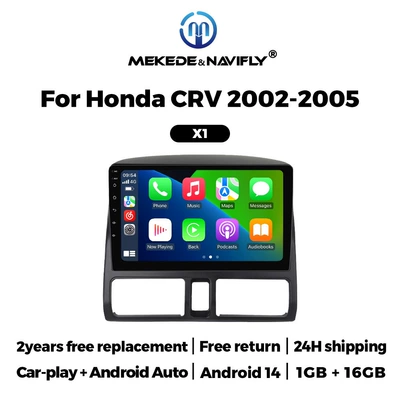 For Honda Crv 02-05 Android Car GPS Navigation Car MP5 Bluetooth Player All-in-One (DVD Navigation) - 116gcarplayandroid-auto-standard-configuration