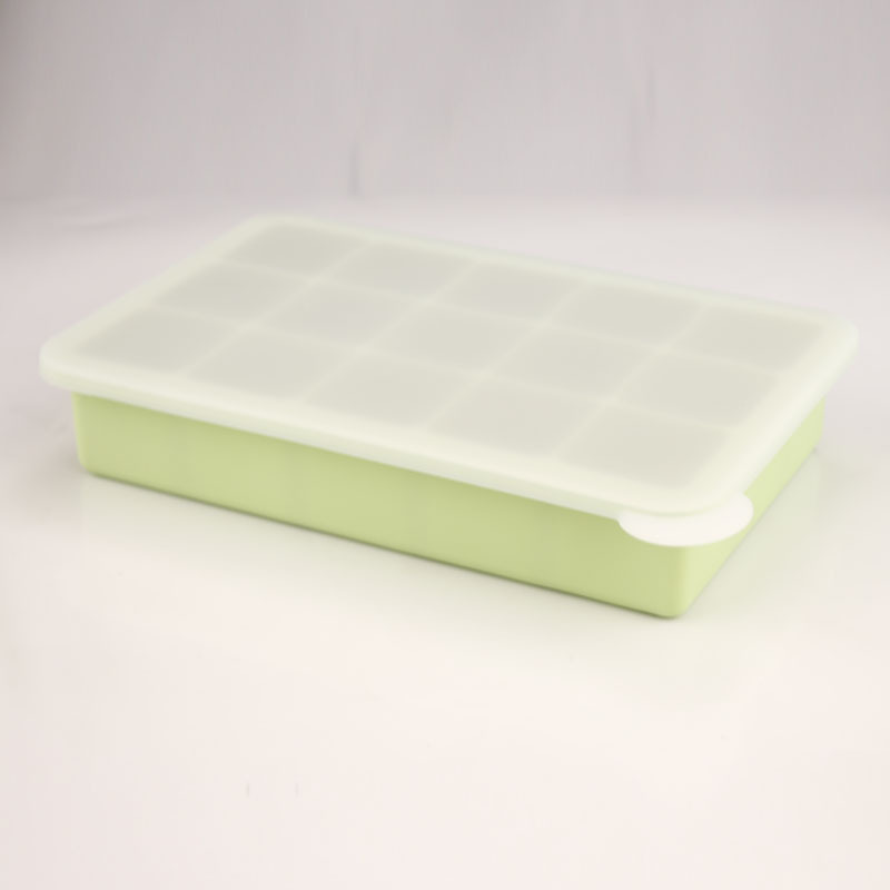 Molde de cubitos de hielo de silicona grande, fácil desmolde