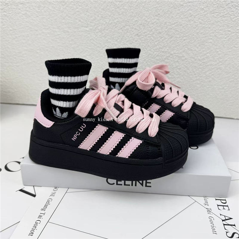 Girls' Shoes 2025 Autum New Shell Toe Kidsren's Sneakers Korean Style Kidsren's Casual Shoes Trendy Boys' Sports Shoes
