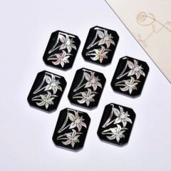 螺貝細工貝殻彫刻イヤリングジュエリーアクセサリーDIY素材螺貝細工古典的な気質のヘアアクセサリー装飾