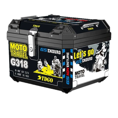 Motorcycle trunk — trunk storage box 57 liters